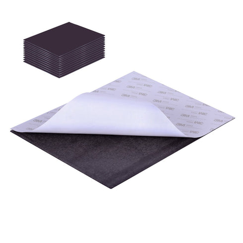 Magnetic Sheets with Adhesive Backing: 8 x 10 inch